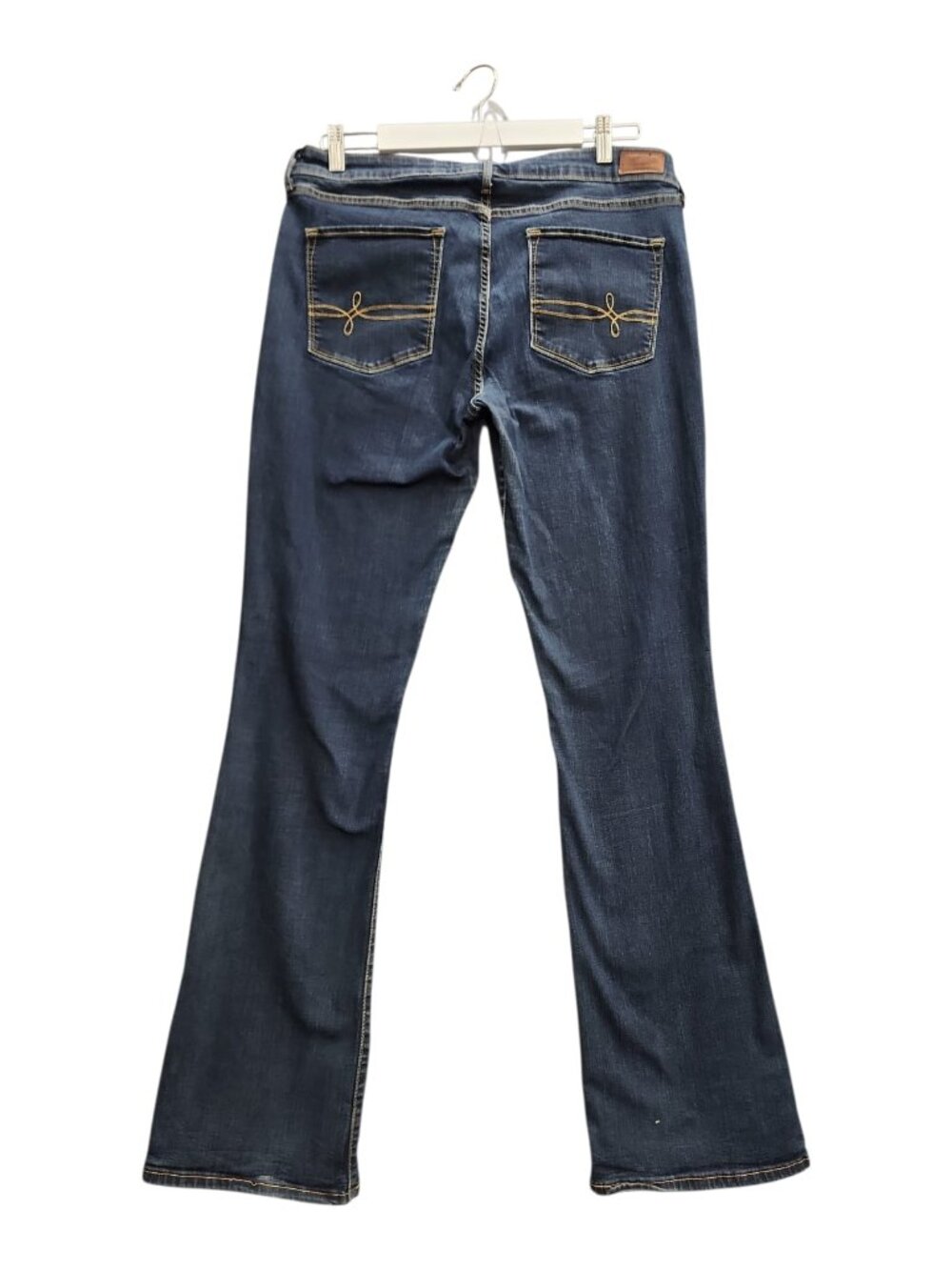 Dark Wash Bootcut Flare Jeans Y2K High Rise Sz 16 W33 L34 | Levi's Denim Retro - Picture 3 of 14